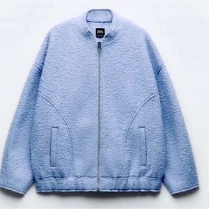 Zara Oversized Boucle Bomber